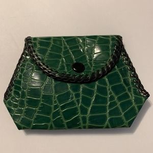 Faux Alligator/Crocodile Vintage Handmade Coin Purse‎